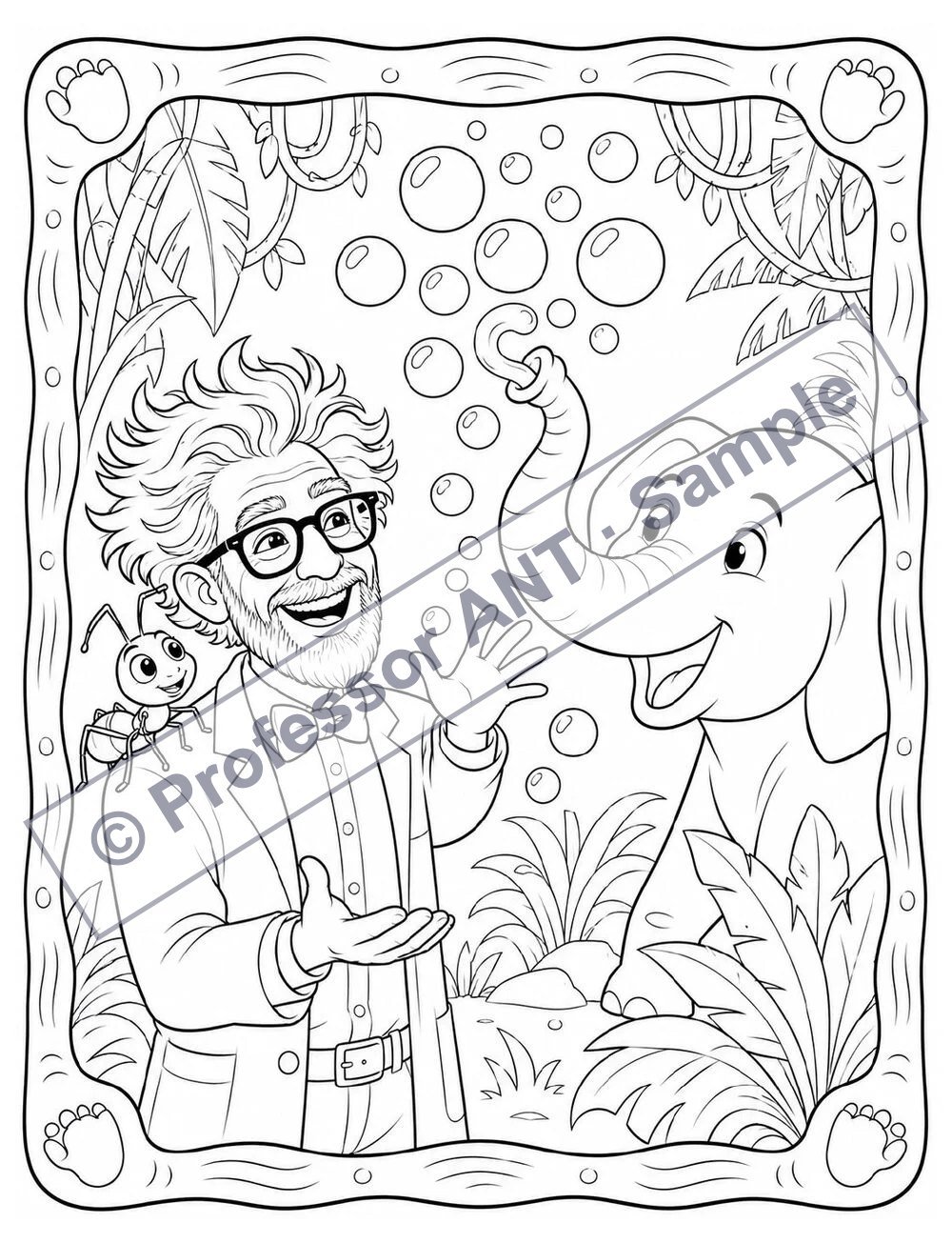 Professor ANT and Friends – Coloring Book – Page 5